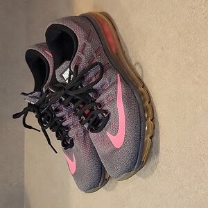 Womens Nike Air Max 2016 Athletic Shoes Sneakers GREY/PINK 806772 016 Size 12